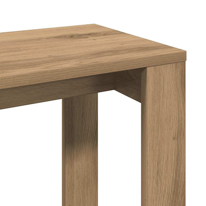 vidaXL Satztische 3 Stk. Artisan-Eiche Holzwerkstoff
