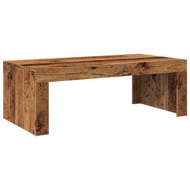 vidaXL Table basse aspect bois de récupération 102x50x35 cm en bois d'ingénierie