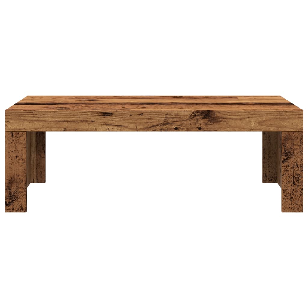 vidaXL Table basse aspect bois de récupération 102x50x35 cm en bois d'ingénierie