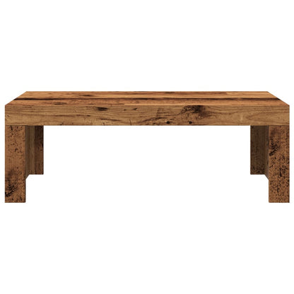vidaXL Table basse aspect bois de récupération 102x50x35 cm en bois d'ingénierie