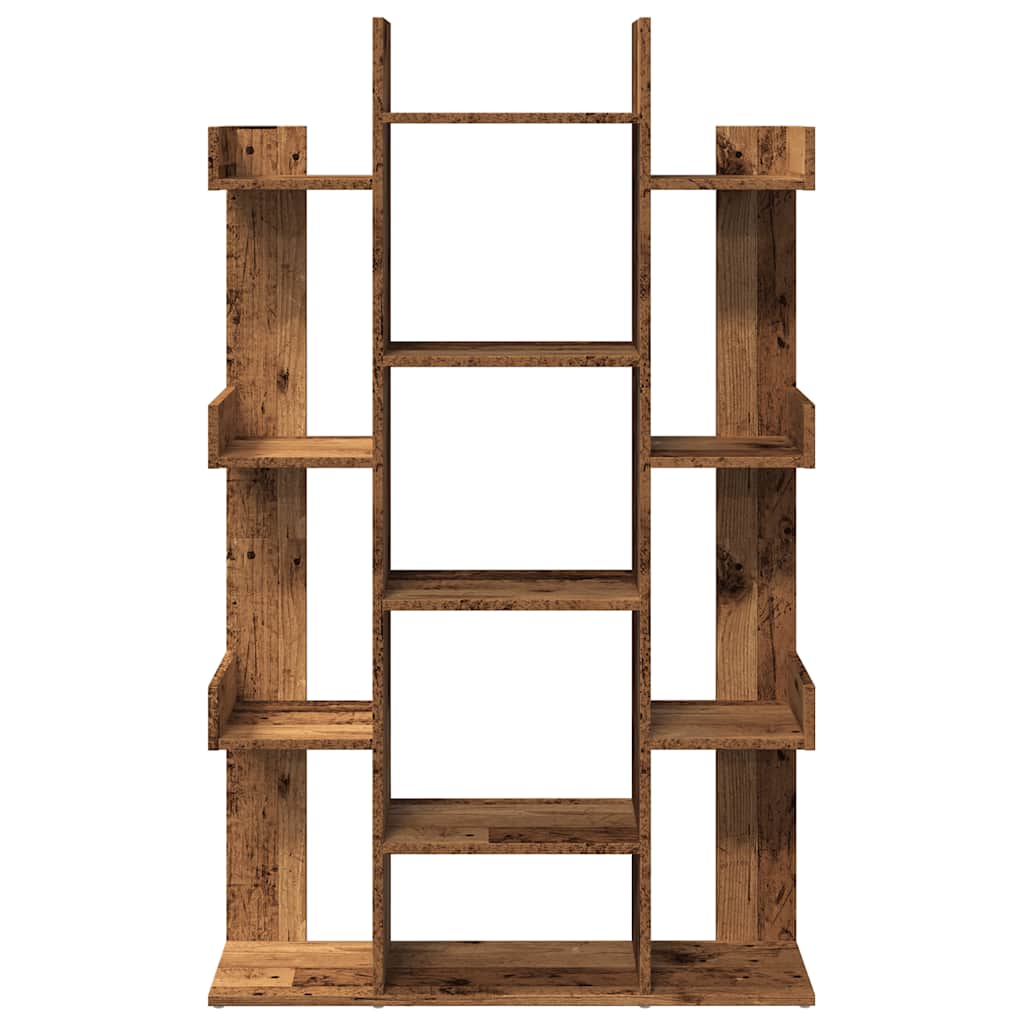 vidaXL Bücherregal Altholz-Optik 86x25,5x140 cm Holzwerkstoff