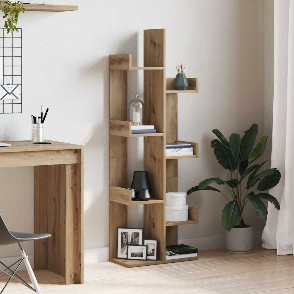 Bücherregal Artisan-Eiche 48x25,5x140 cm Holzwerkstoff