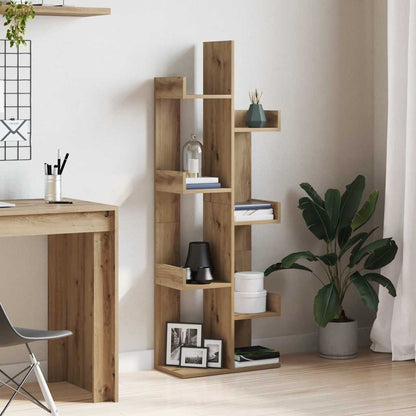 Bücherregal Artisan-Eiche 48x25,5x140 cm Holzwerkstoff