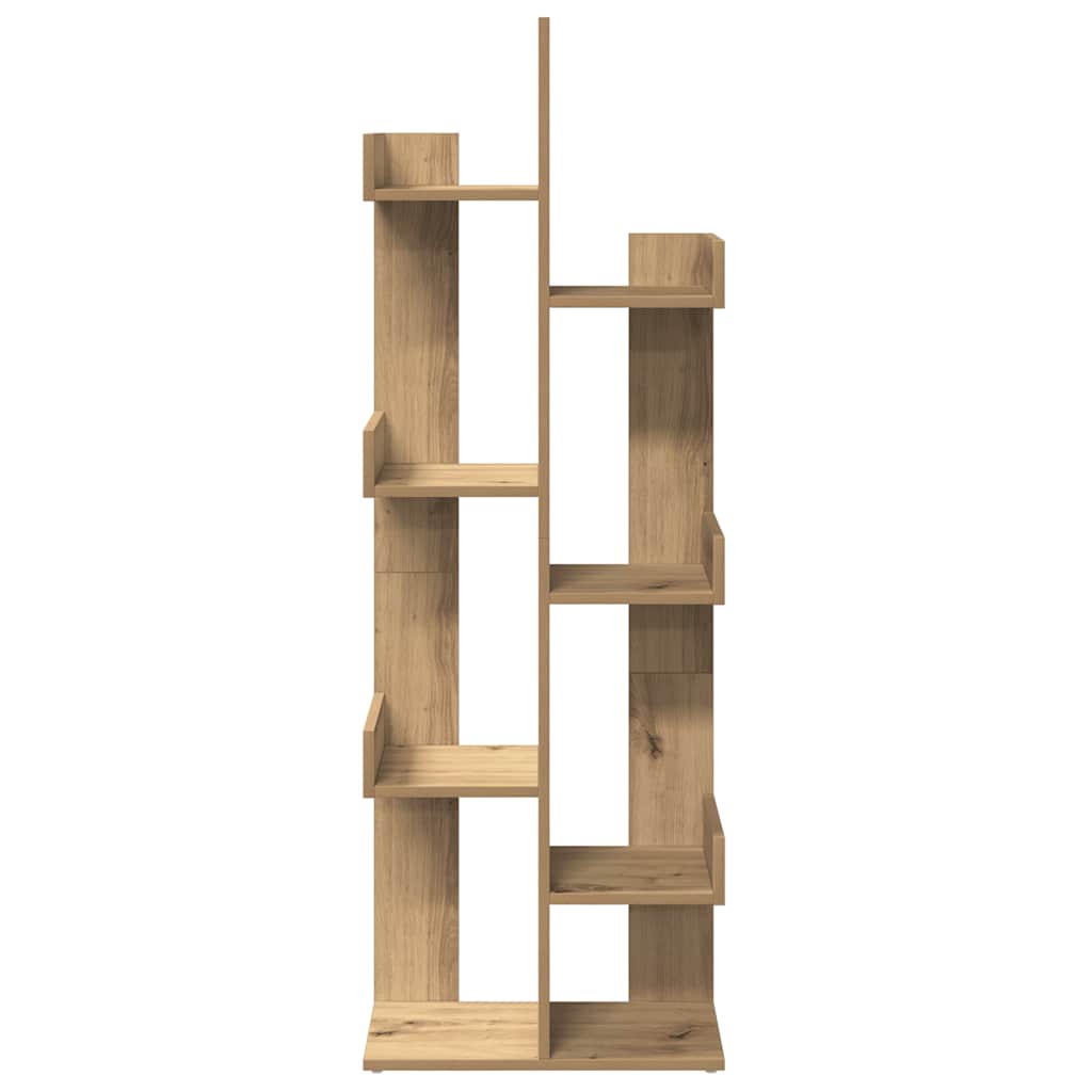 vidaXL Bücherregal Artisan-Eiche 48x25,5x140 cm Holzwerkstoff