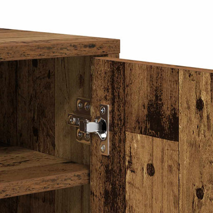 Schuhregal Altholz-Optik 60x35x70 cm Holzwerkstoff