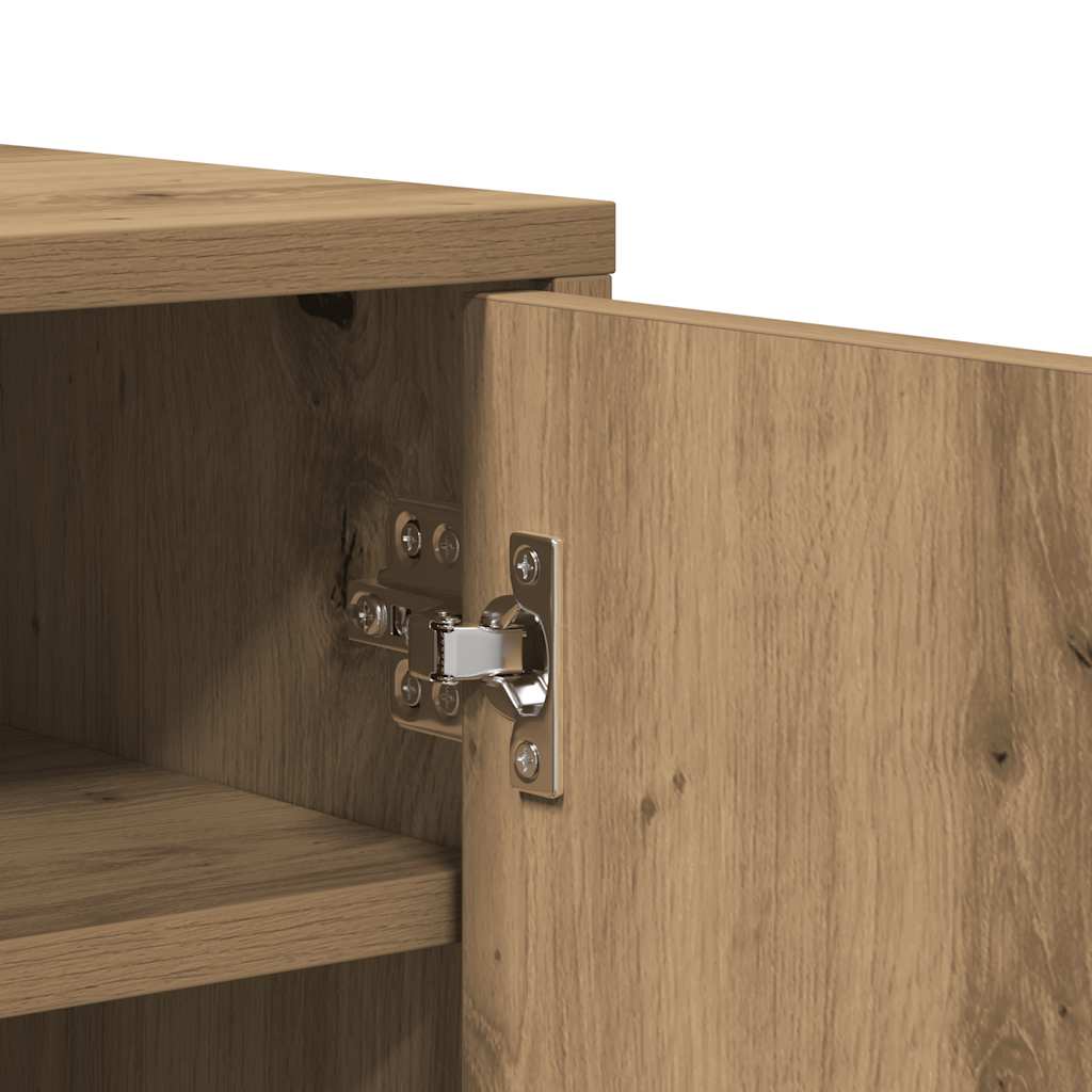 Schuhregal Artisan-Eiche 60x35x70 cm Holzwerkstoff