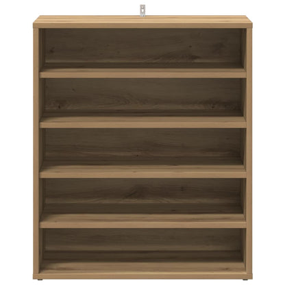 Schuhregal Artisan-Eiche 60x35x70 cm Holzwerkstoff