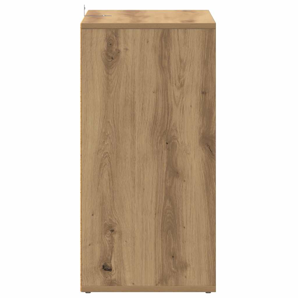 Schuhregal Artisan-Eiche 60x35x70 cm Holzwerkstoff