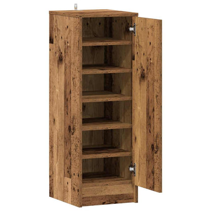Schuhschrank Artisan-Eiche 32x35x92 cm Holzwerkstoff