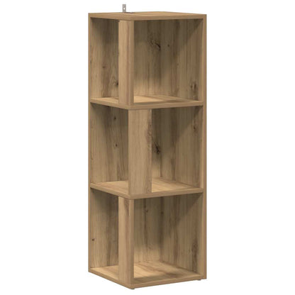 vidaXL Eckregal Artisan-Eiche 33x33x100 cm Holzwerkstoff