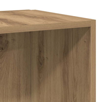 vidaXL Eckregal Artisan-Eiche 33x33x100 cm Holzwerkstoff