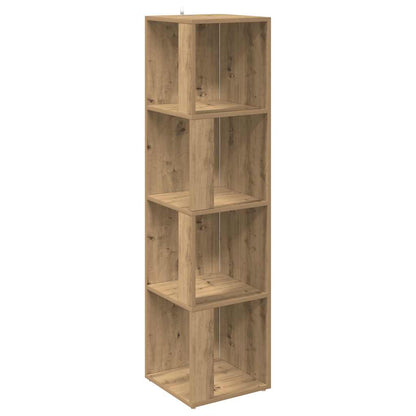 Eckregal Artisan-Eiche 33x33x132 cm Holzwerkstoff