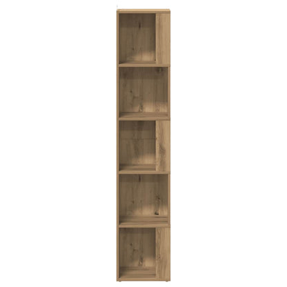 vidaXL Eckregal Artisan-Eiche 33x33x165 cm Holzwerkstoff