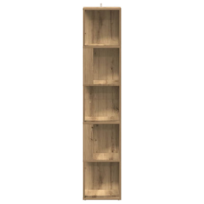vidaXL Eckregal Artisan-Eiche 33x33x165 cm Holzwerkstoff