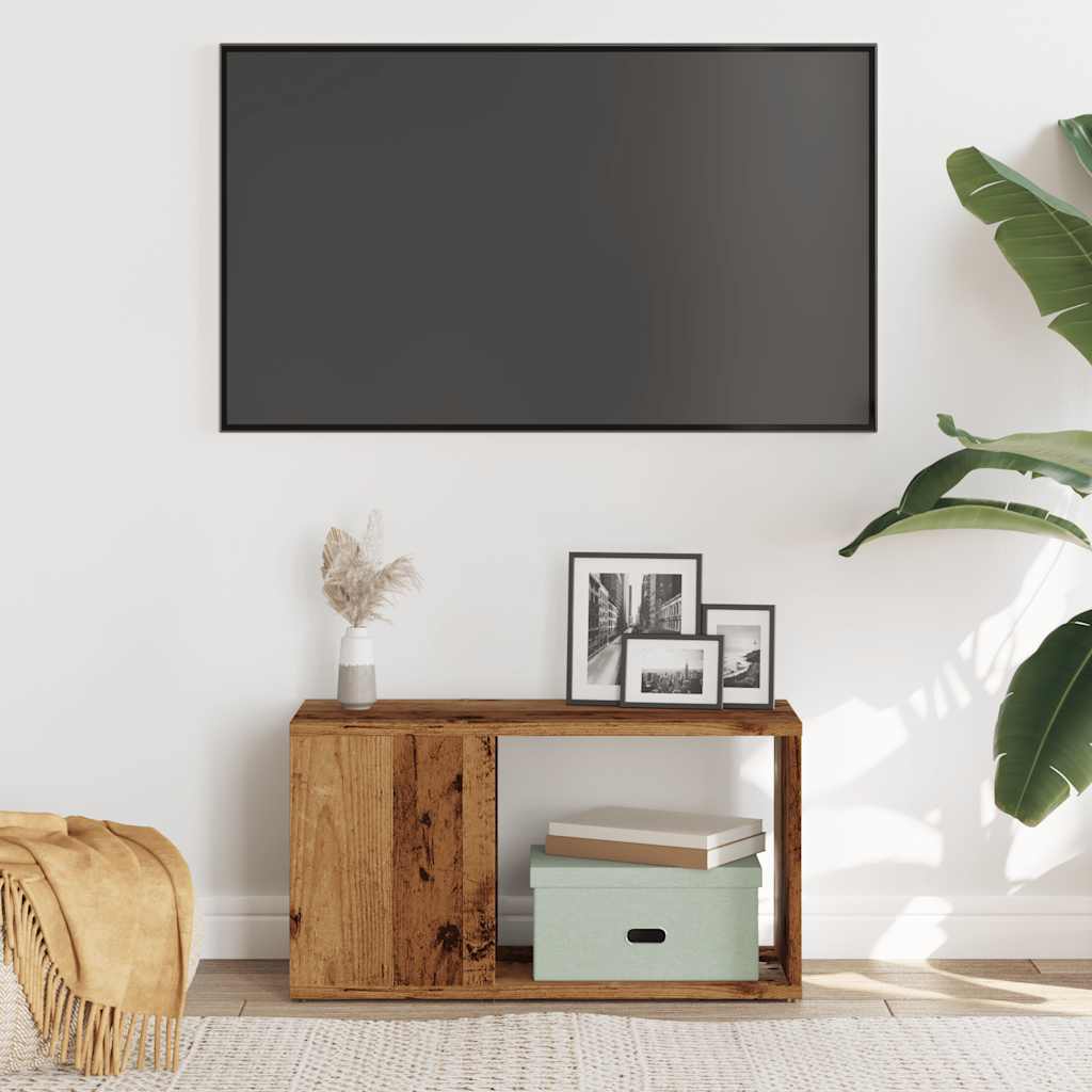 vidaXL TV-Schrank Altholz-Optik 60x24x32 cm Holzwerkstoff