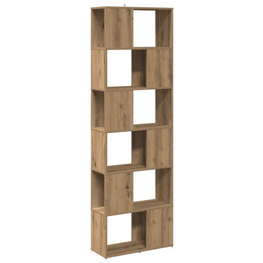 vidaXL Bücherregal/Raumteiler Artisan-Eiche 60x24x186 cm