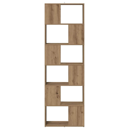 vidaXL Bücherregal/Raumteiler Artisan-Eiche 60x24x186 cm