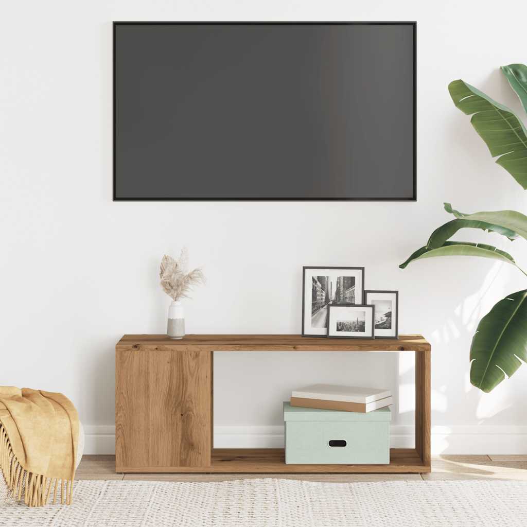vidaXL TV-Schrank Artisan-Eiche 80x24x32 cm Holzwerkstoff