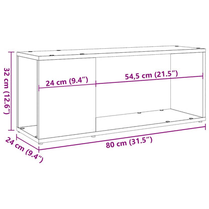 TV-Schrank Artisan-Eiche 80x24x32 cm Holzwerkstoff