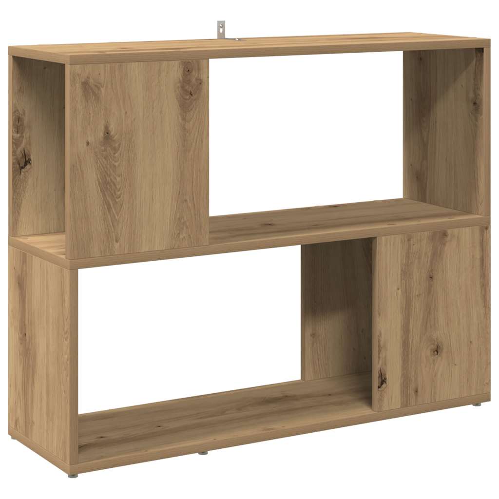 vidaXL Bibliothèque/Séparateur de pièce Chêne Artisan 80x24x63 cm
