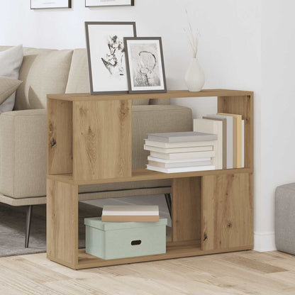 vidaXL Bibliothèque/Séparateur de pièce Chêne Artisan 80x24x63 cm