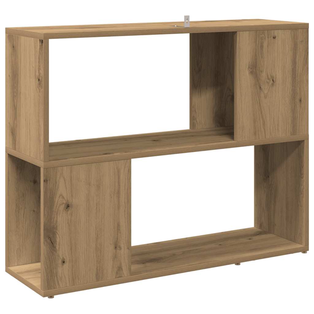vidaXL Bibliothèque/Séparateur de pièce Chêne Artisan 80x24x63 cm