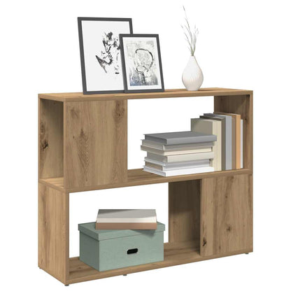 vidaXL Bibliothèque/Séparateur de pièce Chêne Artisan 80x24x63 cm