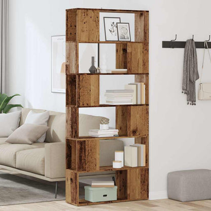 vidaXL Étagère/Séparateur de pièce aspect bois recyclé 80x24x186 cm