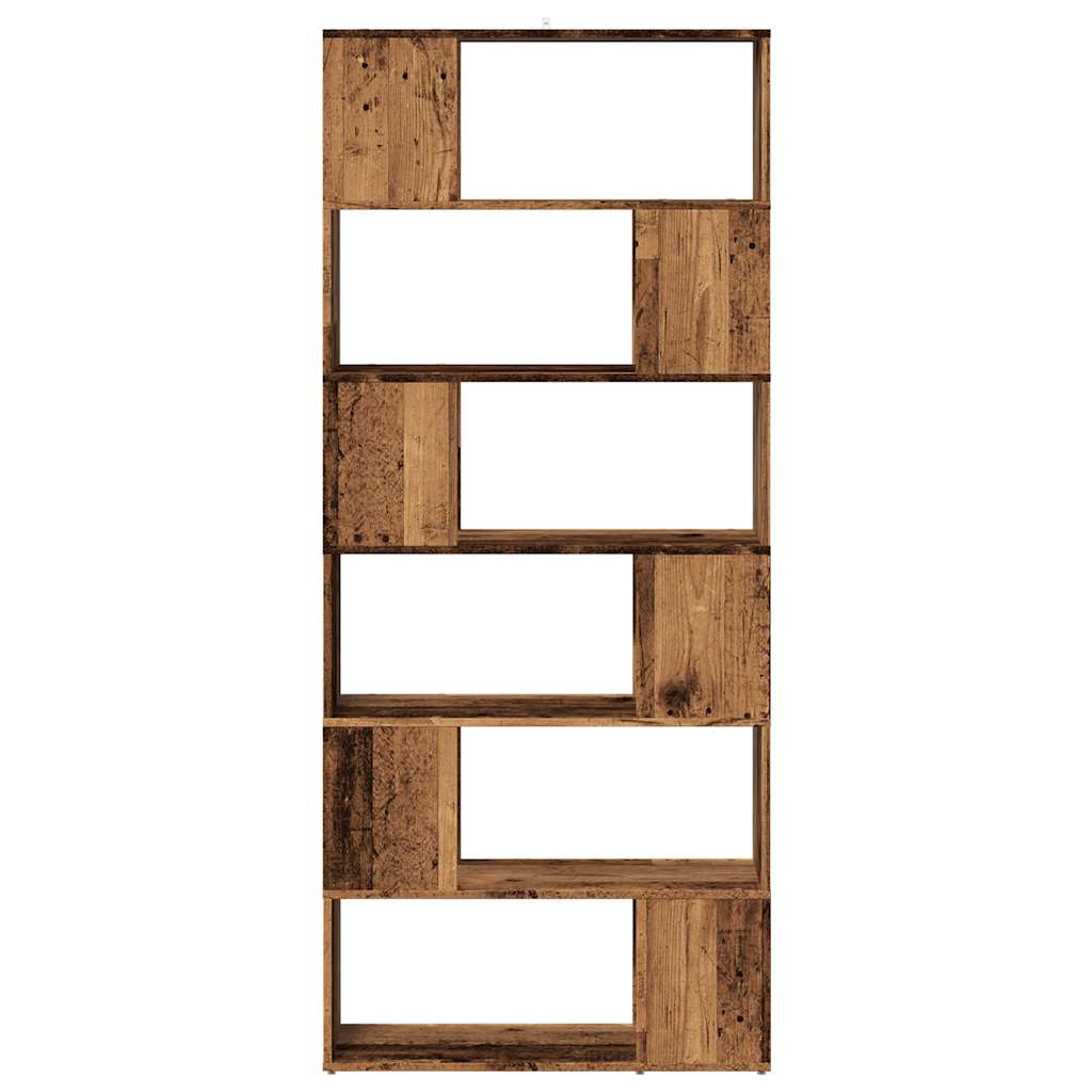 vidaXL Étagère/Séparateur de pièce aspect bois recyclé 80x24x186 cm