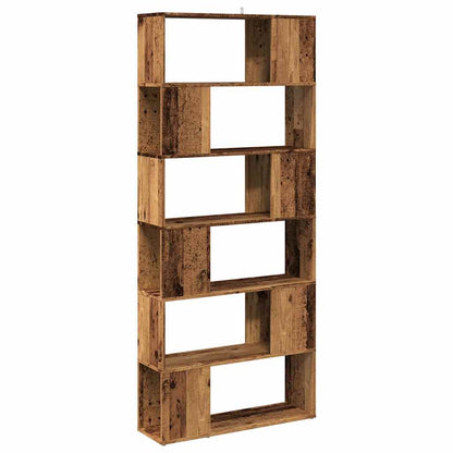 vidaXL Étagère/Séparateur de pièce aspect bois recyclé 80x24x186 cm