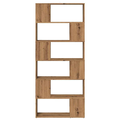 vidaXL Bibliothèque/Séparateur de pièce Chêne Artisan 80x24x186 cm