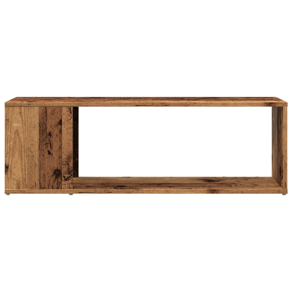 Meuble TV vidaXL aspect bois de récupération 100x24x32 cm bois d'ingénierie