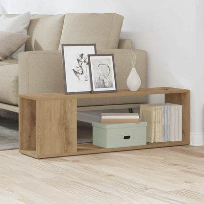 vidaXL Meuble TV chêne artisanat 100x24x32 cm bois d'ingénierie
