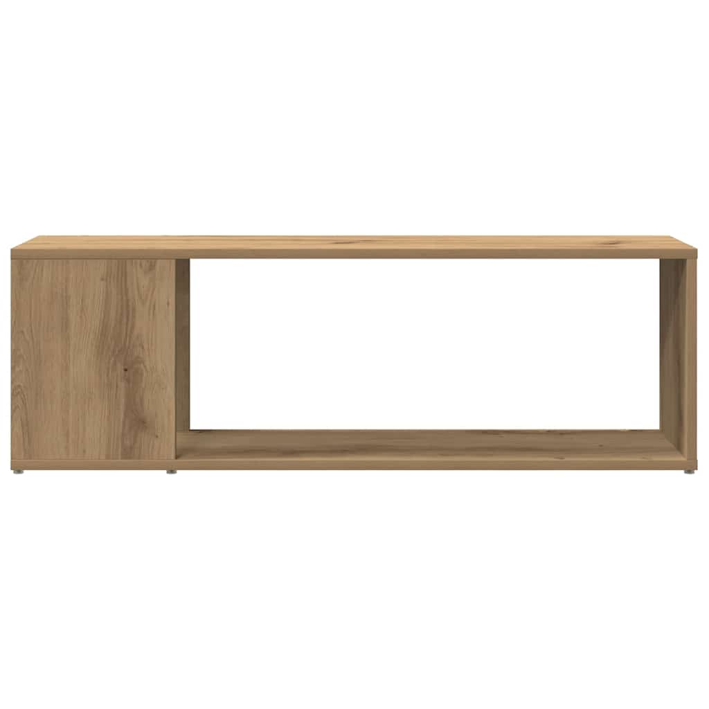 vidaXL Meuble TV chêne artisanat 100x24x32 cm bois d'ingénierie