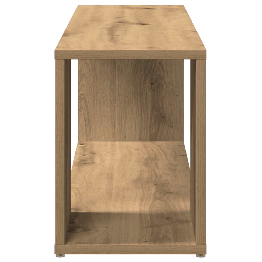 vidaXL Meuble TV chêne artisanat 100x24x32 cm bois d'ingénierie