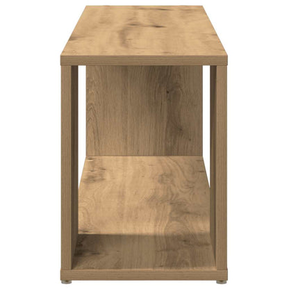 vidaXL Meuble TV chêne artisanat 100x24x32 cm bois d'ingénierie