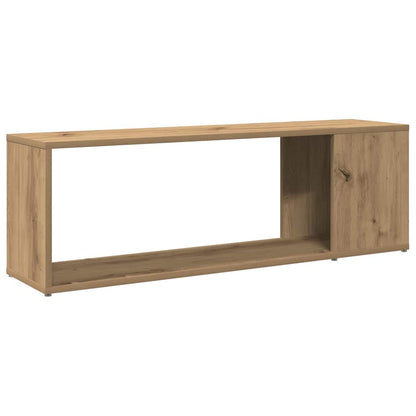 vidaXL Meuble TV chêne artisanat 100x24x32 cm bois d'ingénierie