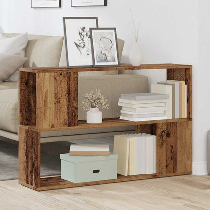 vidaXL Étagère à Livres Aspect Bois de Récupération 100x24x63 cm Bois d'Ingénierie