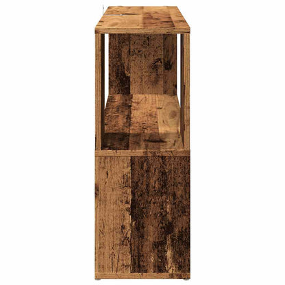 vidaXL Étagère à Livres Aspect Bois de Récupération 100x24x63 cm Bois d'Ingénierie