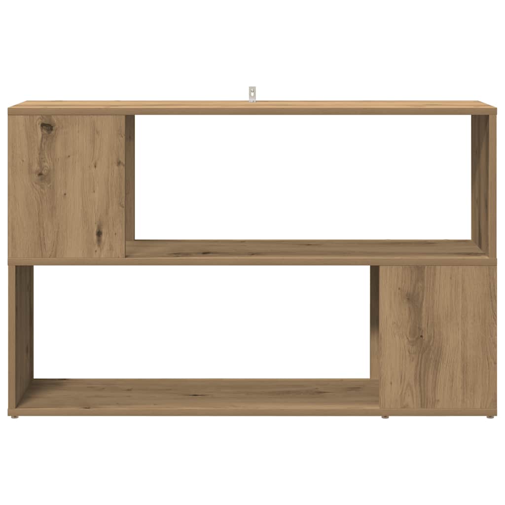 vidaXL Bibliothèque Chêne artisan 100x24x63 cm Bois d'ingénierie