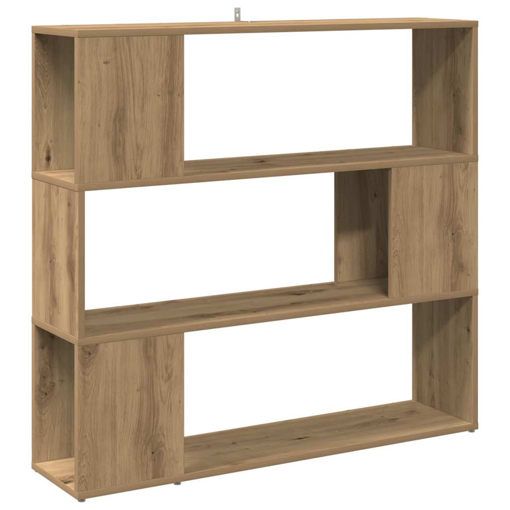 vidaXL Bücherregal/Raumteiler Artisan-Eiche 100x24x94 cm