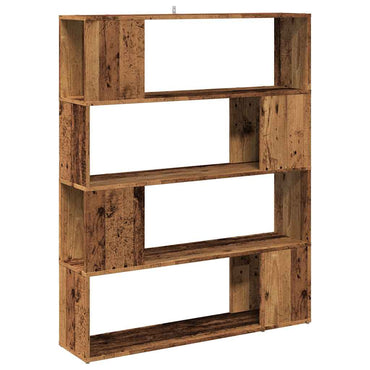 vidaXL Bibliothèque/séparateur de pièce aspect bois de récupération 100x24x124,5 cm