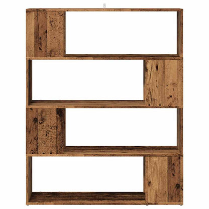 vidaXL Bibliothèque/séparateur de pièce aspect bois de récupération 100x24x124,5 cm