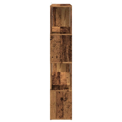 vidaXL Bibliothèque/séparateur de pièce aspect bois de récupération 100x24x124,5 cm