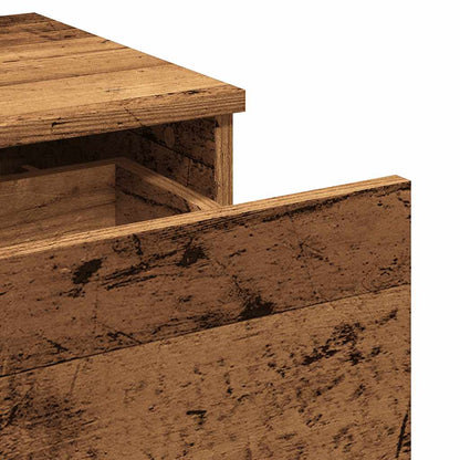 vidaXL Nachttisch Altholz-Optik 40x35x65 cm Holzwerkstoff