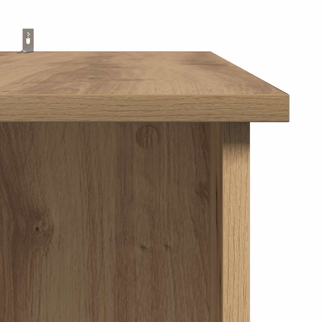 Bartisch mit Regal Artisan-Eiche 102x50x103,5 cm Holzwerkstoff