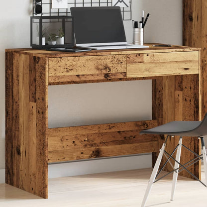 vidaXL Bureau aspect bois de récupération 101x50x76,5 cm Bois d'ingénierie