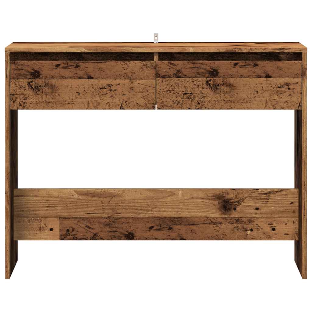 vidaXL Konsolentisch Altholz-Optik 100x35x76,5 cm Holzwerkstoff