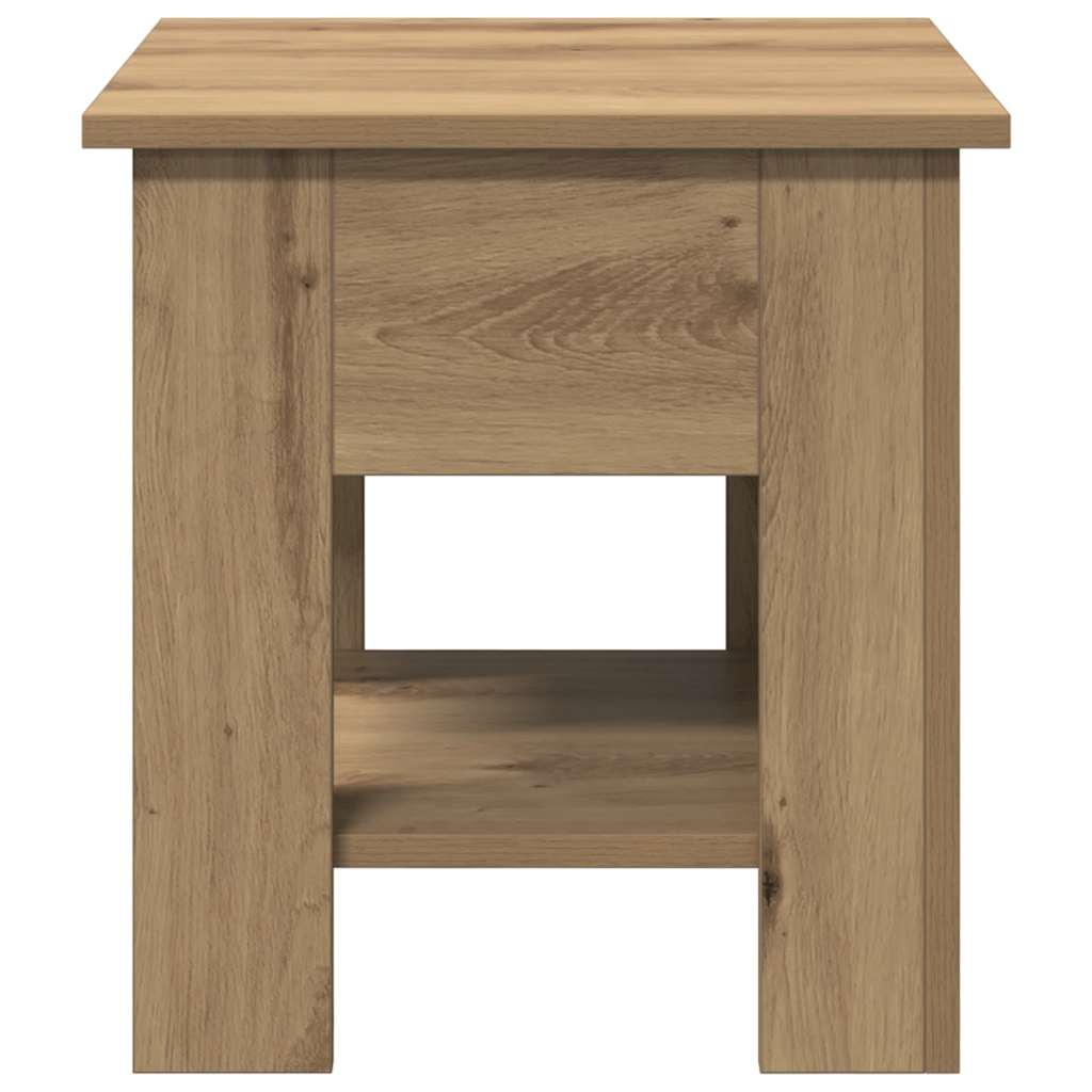 vidaXL Couchtisch Artisan-Eiche 40x40x42 cm Holzwerkstoff