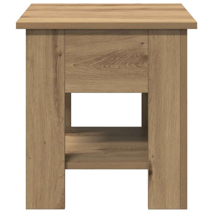vidaXL Couchtisch Artisan-Eiche 40x40x42 cm Holzwerkstoff